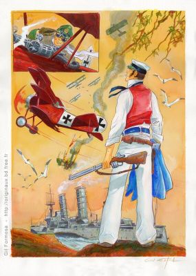 Gil Formosa | CORTO MALTESE vs LE BARON ROUGE | 2DGalleries