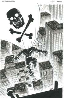 Brian Level - BLACK TERROR #4 VARIANT COVER / LEVEL