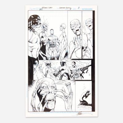 Lot 331 - Ardian Syaf and Jonathan Glapion, Green Lantern Corps: Edge of Oblivion #4 Story Page 11 Original Art (DC Comics, 2016) | Landry Pop Auctions