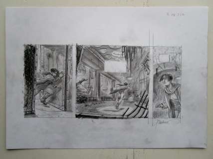 Bosschaert, Jan - Originele tekening in potlood - Jaguar | Catawiki