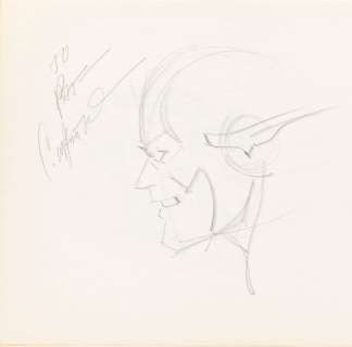 VINTAGE SKETCHBOOK W/EIGHT ORIGINAL SKETCHES (ADAMS, INFANTINO & MORE). | Hake’s