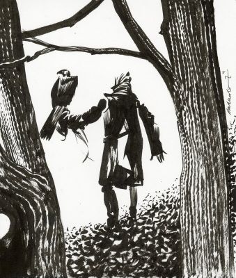 Dave McKean | Raptor – Dessin original 43 | 2DGalleries