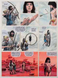 Rosinski | Le sacrifice Technique mixte (aquarelle, acrylique, crayons de | Millon