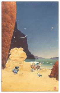 PLESSIX MICHEL PLESSIX LE... - Lot 24 - PLESSIX MICHEL PLESSIX LE VENT DANS LES SAULES Delcourt Illustration...