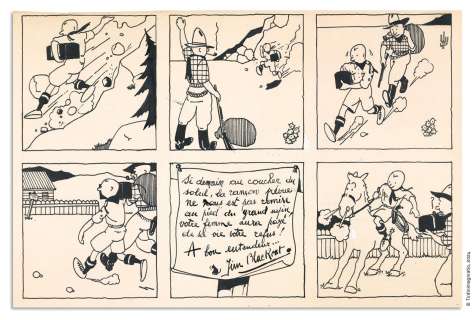 Hergé Hergé Les... | HERGÉ HERGÉ Les Aventures de Totor, C.P. Des Hannetons Strips... | Daniel Maghen Enchères