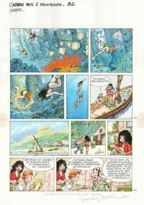 Fournier Planche originale L’arbre des 2 printemps | BDEnchères