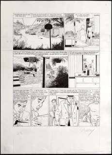 Renaud  - Planche originale (p.4) - Jessica Blandy T.15 - Ginny d’avant | Catawiki