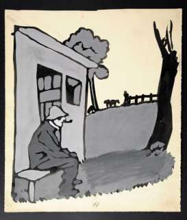 Cesare Amaldi - "La pipa" Illustrazione Originale (Master Of Drawing) | Catawiki