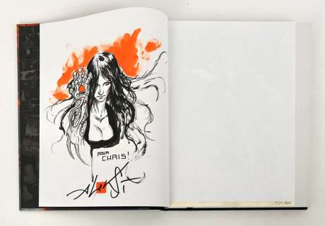 Briclot Alexis Superbe... | BRICLOT Alexis Superbe dédicace sur le artbook Worlds... | Vermot et Associés