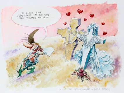 Hardy - Pierre Tombal, illustration Ã  l‘aquarelle réalis…