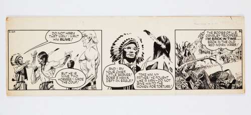 Garth original artwork by Frank Bellamy (with some third panel… | Comic Book Auctions ltd