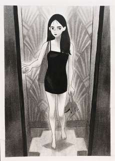 Dano, Sixtine Sibylline,... | DANO, Sixtine Sibylline, planche 9. Fusain et encre... | Coutau Bégarie