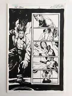  - The Crow  #7 page 17 - Original art  - by Michael Gaydos - Page volante - Art original - (1999) 