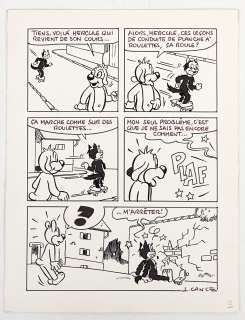 Cance Louis Pif... | CANCE Louis Pif et Hercule Gag en une planche Planche... | Vermot et Associés