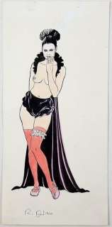Roberto Diso - illustrazione originale "Naked Elegance" - Page volante - (2010) | Catawiki