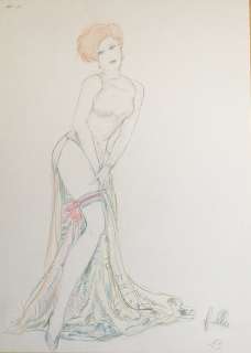 Leone Frollo - orignal sketch "Pin Up" - Page volante | Catawiki