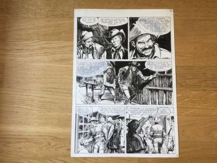 Tex - Planche originale (p.63) Tex il grande! -  (1987) | Catawiki