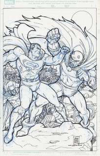 Jorge Lucas - Superman Vs the Demon Artbook Illo