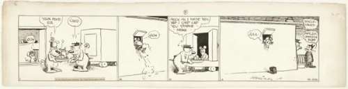 116: Herriman Krazy Kat dail 2/26/35 original comic art | Russ Cochran