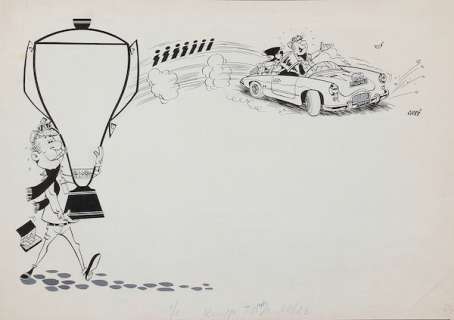 Géri | Illustration Ã  l’encre de Chine pour un conte pub… | Banque Dessinée