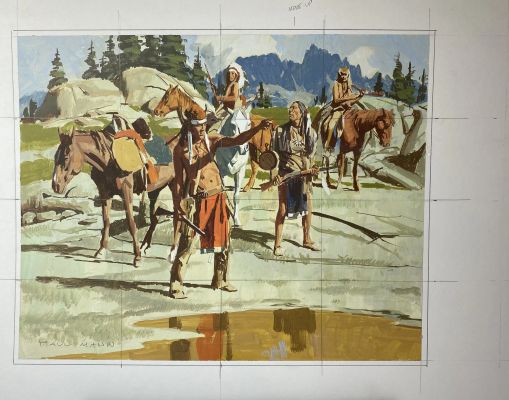Paul Mann | Paul Mann Western Gallery Color Roughs 2004-2008 #34 | Galactic Gallery