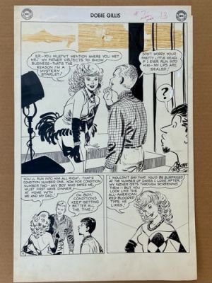 ORIGINAL DOBIE GILLIS COMIC ART BOARD DC NATIONAL COMICS SYNDICATE JUNE 1961 | eBay US (Buy It Now)