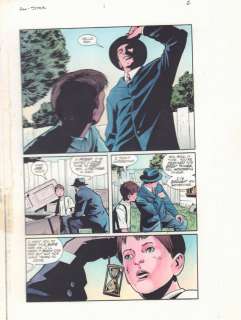 Doug Hazlewood, John Kalisz, Michael Lark | All Star Comics #1 P.2 Color Guide Art - Hourman (Rex Tyler) Origin - 1999 | Anthony’s Comic Book Art