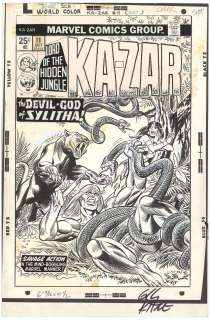 Gil Kane - Ka-Zar #11 Cover (Signed)