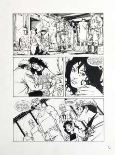 Natan Never n. 99 - R. De Angelis - tavola originale - Page volante | Catawiki