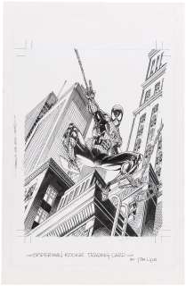 SPIDER-MAN MARVEL MASTERPRINTS PROMO PRINT ORIGINAL ART BY TOM LYLE. | Hake’s
