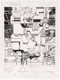 FANTASTIC FOUR: FATHER’S AND SONS UNPUBLISHED GRAPHIC NOVEL FIRST 20 PAGES OF ORIGINAL ART BY MARK BRIGHT. | Hake’s