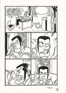  - Lupin III Millennium vol. 6 - Andrea Accardi - tavola originale firmata - Page volante - (2002) 