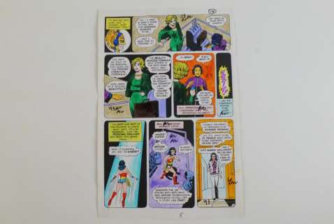 Wonder Woman #221 Original Comic Art | Bodnars Auction