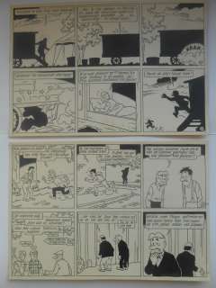 De Moor, Bob - Originele pagina - Nonkel Zigomar, Snoe en Snolleke - De witte maw-maw - (1953) | Catawiki