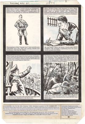 Dan Spiegle | Blackhawk #251 p1 (Hitler) | Nostalgic Investments