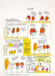 Jacques ROUXEL 1931—2004 Les Shadoks - Episodes 7-1 et 7-2 | Artcurial