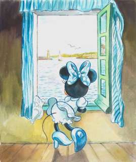 Minnie Mouse inspired by Salvador Dali - Original Painting - Tony Fernandez - Art acrylique | Catawiki