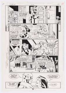 FLASH #122 ORIGINAL ART PAGE BY PAUL RYAN. | Hake’s