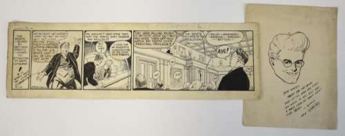 Original Comic Art Board & Letter By Jack Sparling | misc / divers