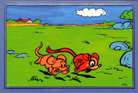 Macherot Raymond | CHLOROPHYLLE COURANT. Gouaches de couleurs, pour une | Coutau Bégarie