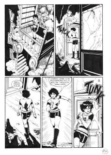 Legs Weaver Speciale n. 9 - Tavola Originale "Nuova Londra" - Page volante - (2003) | Catawiki