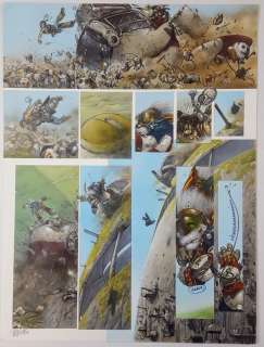 I Custodi del Maser n. 11 - M. Frezzato - Tavola Originale "L’Isola dei Nani" - Page volante | Catawiki