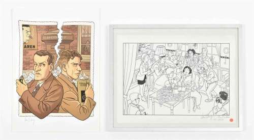 [ORIGINAL BOOK & COMIC BOOK ARTWORK] PETER VAN DONGEN (B. 1966). (1) LULU WANG | Zwiggelaar Auctions