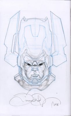 Simone Bianchi | artbook + sketch di Galactus | Simone Bianchi