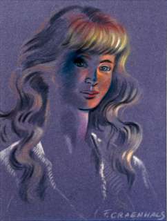 Craenhals | Chevalier Ardent, illustration aux crayons pastels… | Banque Dessinée