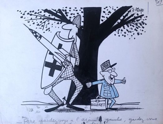 Jacques Laplaine... | Lot 336 - Jacques Laplaine dit Lap (1921-1987) «Dessin pour le... | misc / divers