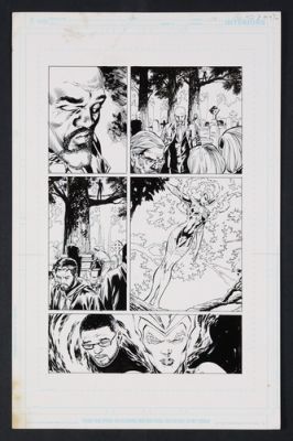 Original Art from Futures End #31 (2015) Page 19 Merino/Green | eBay US (Buy It Now)