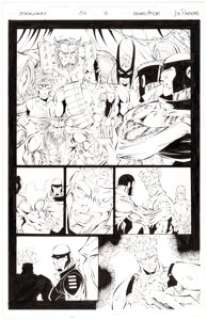 Renato Arlem and Joe Pimentel - Stormwatch #36 Story Page Original Art Group of 2 (Image, 1996).