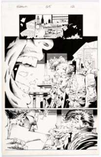 Marc Silvestri, Matt Banning (as Batt), and Billy Tan - Spawn #25 Story Page 12 Original Art (Image, 1994).