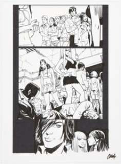 Cameron Stewart [Simon Gane printed blue lines] Vinyl Underground #6 Story Page 19 Original ...